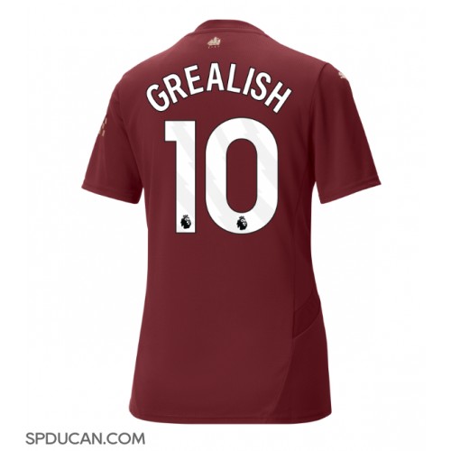 Zenski Nogometni Dres Manchester City Jack Grealish #10 Rezervni 2024-25 Kratak Rukav